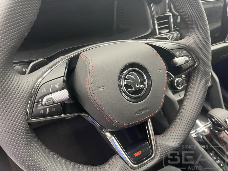 Skoda Kodiaq Перетяжка руля, клаксона и ручки акпп| Автоателье СеалАвто | Москва