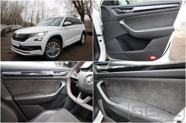 Skoda Kodiaq Перетяжка дверных карт