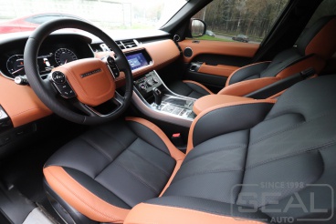 Перетяжка сидений, торпедо и дверей Range Rover Sport