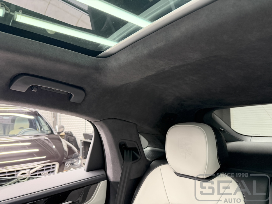 Porsche Cayenne Перетяжка потолка| Автоателье СеалАвто | Москва