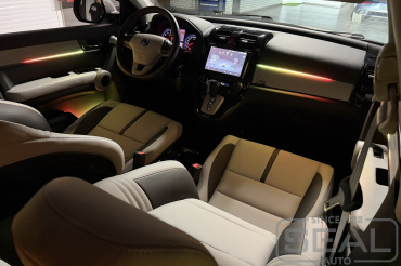 Honda CR-V Установка подсветки салона | Автоателье СеалАвто | Москва