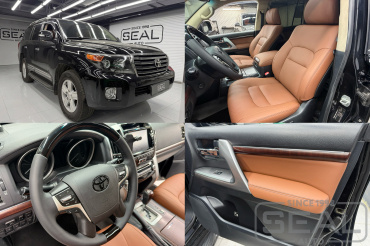 Toyota Land Cruiser 200 Перетяжка сидений и руля | Автоателье СеалАвто | Москва