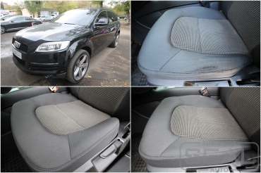 Audi Q7 Ремонт обивки сидения