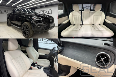 Mercedes X-class Перетяжка салона автомобиля