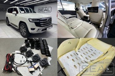 Toyota Land Cruiser 300 Установка вентиляции и подогрева сидений