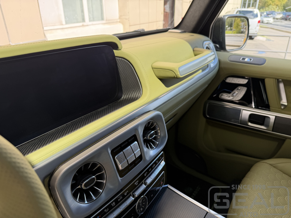 Mercedes Gelandewagen Перетяжка кожей салона | Автоателье СеалАвто | Москва