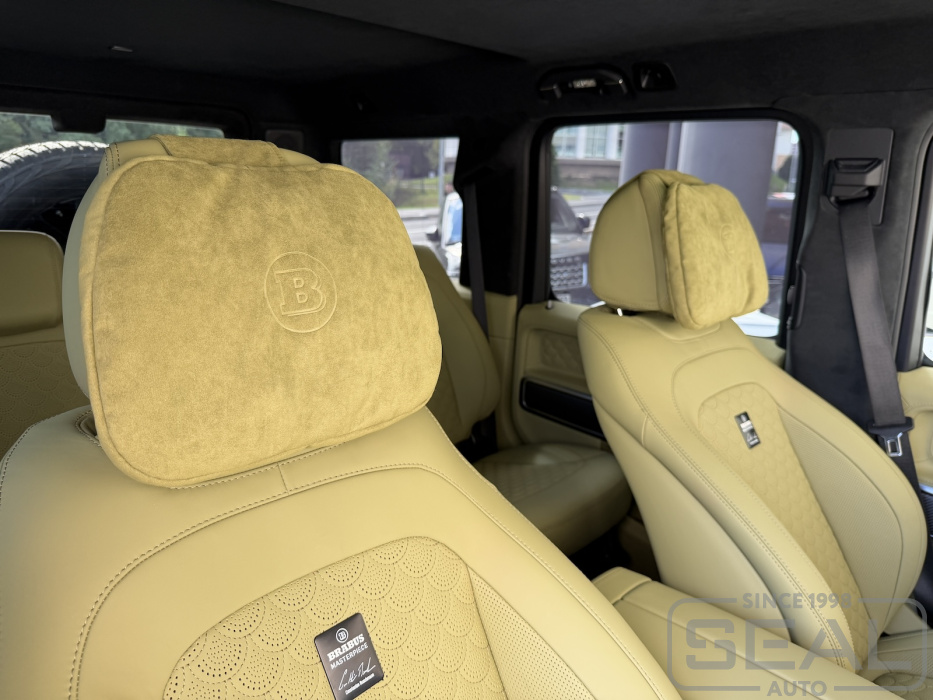 Mercedes Gelandewagen Перетяжка кожей салона | Автоателье СеалАвто | Москва