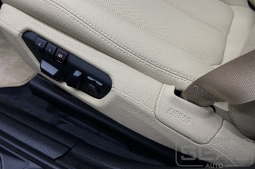 BMW 3-series GT Перетяжка фальш панелей передних кресел