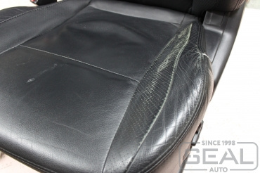 Mitsubishi Pajero 4 Реставрация обивки сиденья водителя