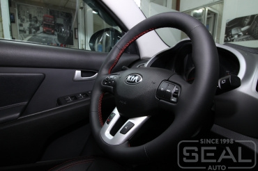 KIA Sportage III Перетяжка руля