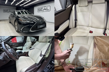 Lexus ES Реставрация кожи салона авто