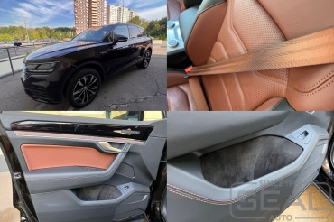 Volkswagen Touareg Перетяжка дверных панелей, консолей и замена ремней