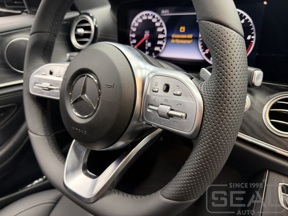 Mercedes E-class (W213) Перетяжка руля кожей| Автоателье СеалАвто | Москва