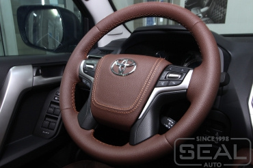 Toyota Land Cruiser Prado 150 Перетяжка руля и клаксона