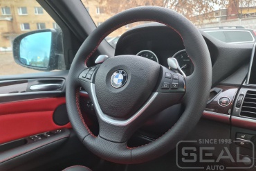 BMW X6 Перетяжка руля