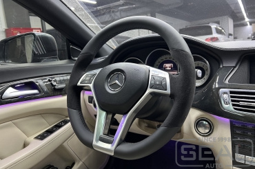 Mercedes CLS Перетяжка руля 