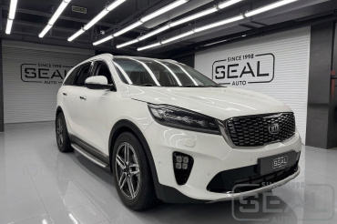 KIA Sorento Prime Перетяжка потолка из Алькантары