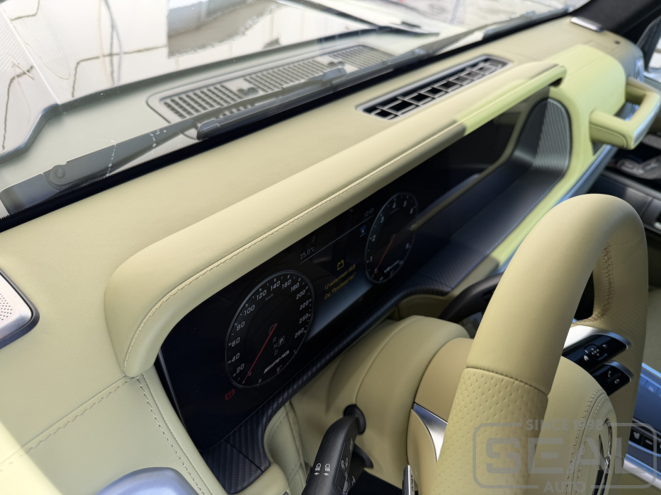 Mercedes Gelandewagen Перетяжка кожей салона | Автоателье СеалАвто | Москва