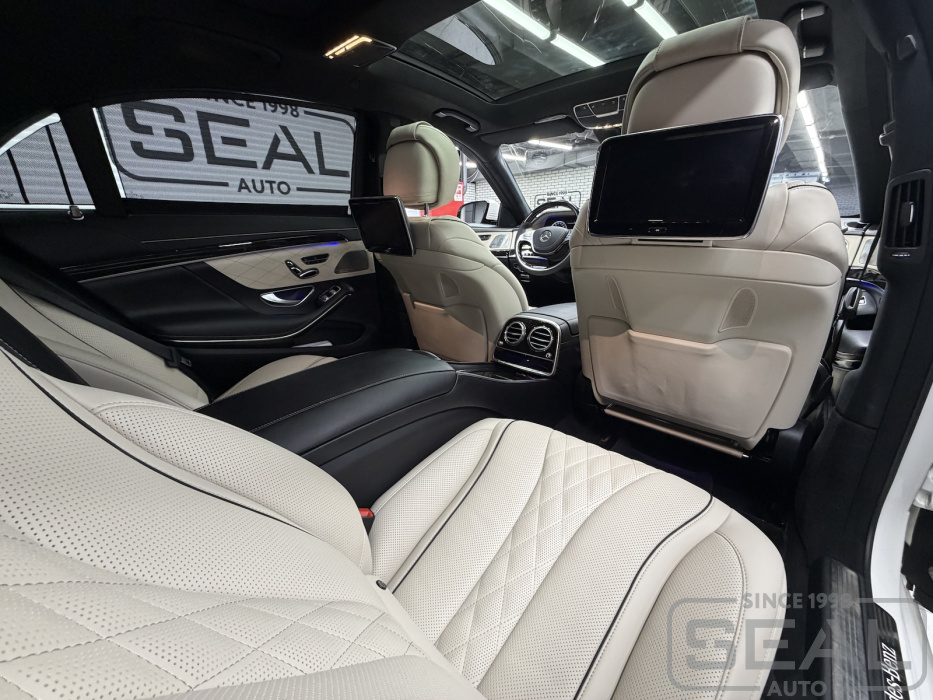 Mercedes S-класс (W222) Перетяжка сидений и руля| Автоателье СеалАвто | Москва