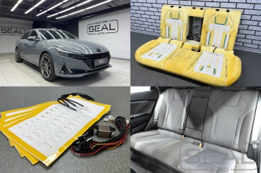 Hyndai Elantra Установка подогрева задних сидений