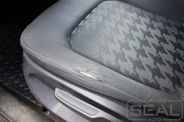 Audi A3 Реставрация обивки водительского кресла