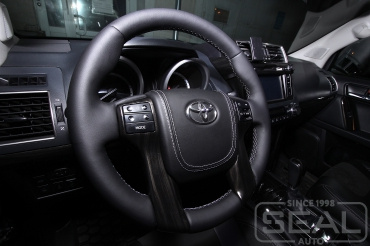 Toyota Prado 150 Перетяжка руля и клаксона