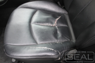 Mercedes E-klasse W211 Ремонт обивки сидения