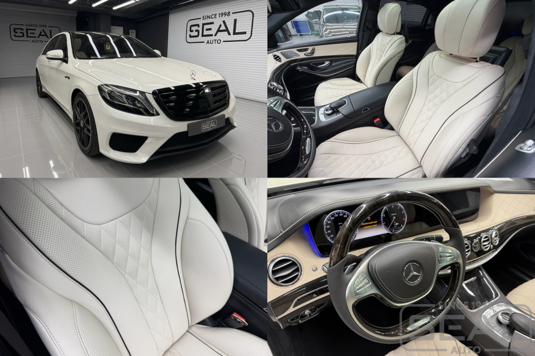 Mercedes S-класс (W222) Перетяжка сидений и руля| Автоателье СеалАвто | Москва