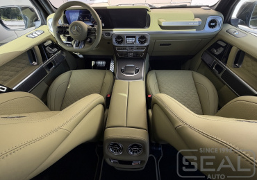 Mercedes Gelandewagen Перетяжка кожей салона 