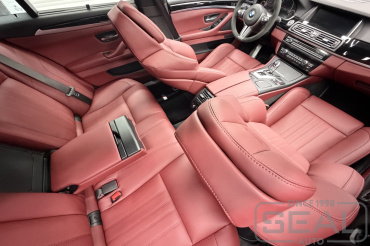 Перетяжка салона BMW 5-series M5 (F10) в Автоателье СеалАвто 
