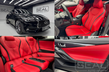 Infiniti Q60 Перетяжка салона из натуральной кожи