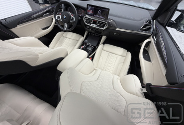 BMW X3 М-серия Перетяжка салона из кожи