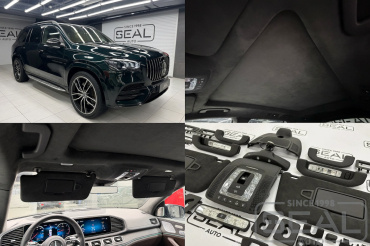 Mercedes GLS Перетяжка потолка алькантарой