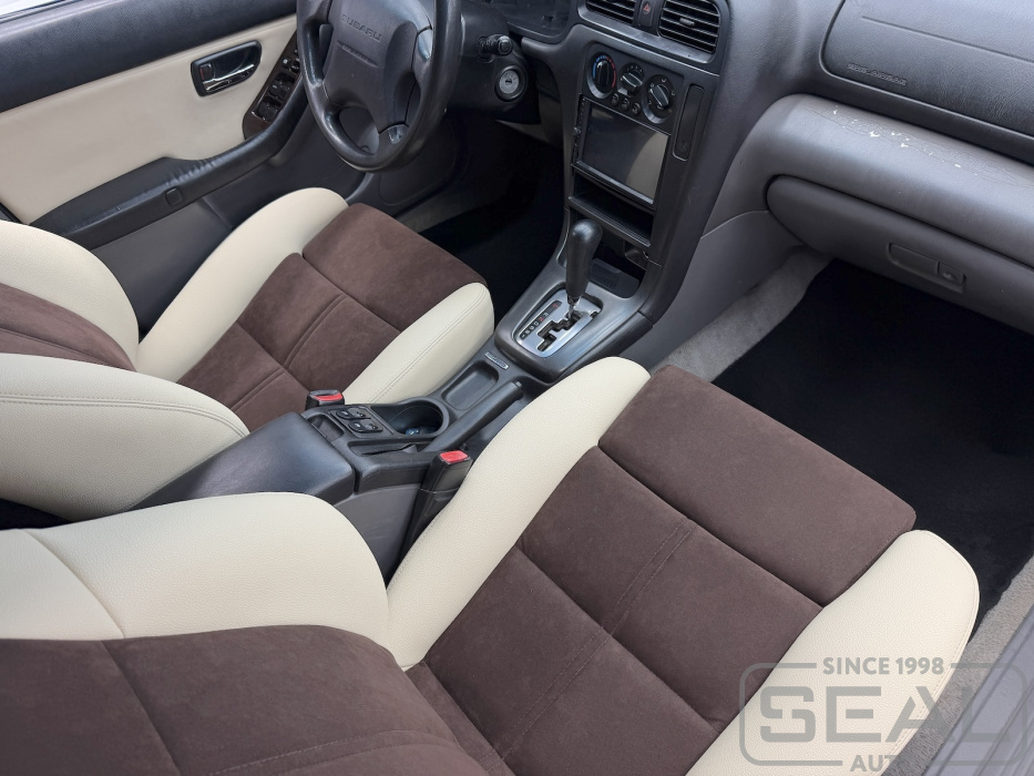 Subaru Legacy Перетяжка сидений, установка поясничного упора и оттоманки сидений| Автоателье СеалАвто | Москва