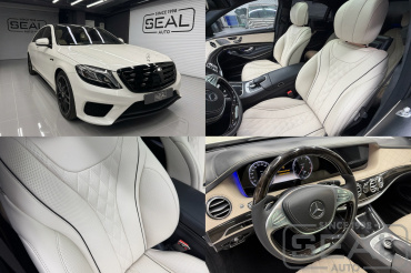 Mercedes S-класс (W222) Перетяжка сидений и руля