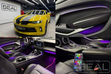 Chevrolet Camaro Установка подсветки салона
