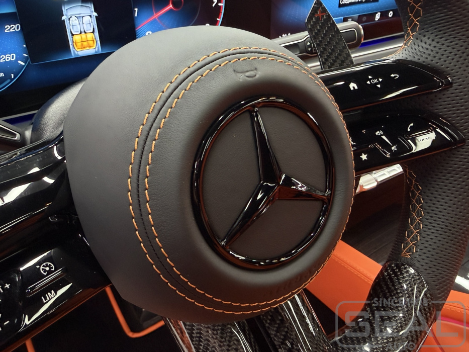 Перетяжка клаксона руля Mercedes GLE (C167) в студии СеалАвто