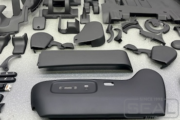 Покраска пластика салона