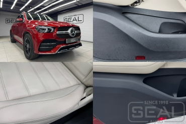 Mercedes GLE Реставрация кожи и дверных панелей