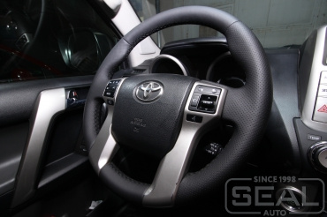 Toyota Land Cruiser Prado 150 Перетяжка руля и ручки кпп