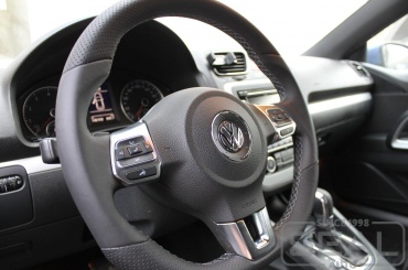 Volkswagen Scirocco Кожаный руль, Перетяжка ручки кпп