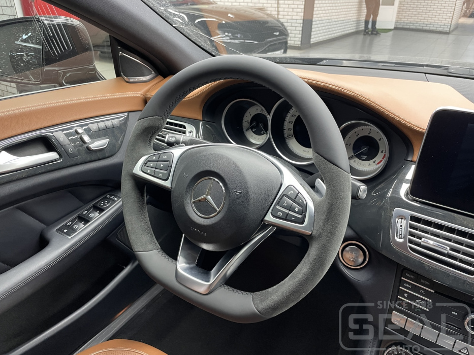 Mercedes CLS (C218) Перетяжка руля| Автоателье СеалАвто | Москва