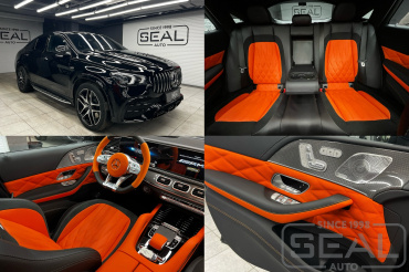 Mercedes GLE Пошив кожаного салона