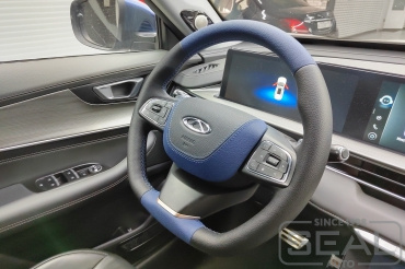 Chery Tiggo 8 Pro Max Перетяжка руля и клаксона