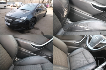 Opel Astra J Ремонт сидения
