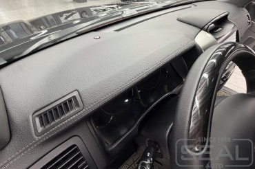 Toyota LС Prado 120 Перетяжка торпедо и панелей дверей