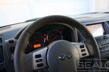 Infiniti FX Перетяжка руля и ручки кпп