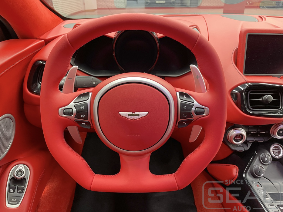 Aston Martin V12 Vantage Перетяжка руля| Автоателье СеалАвто | Москва