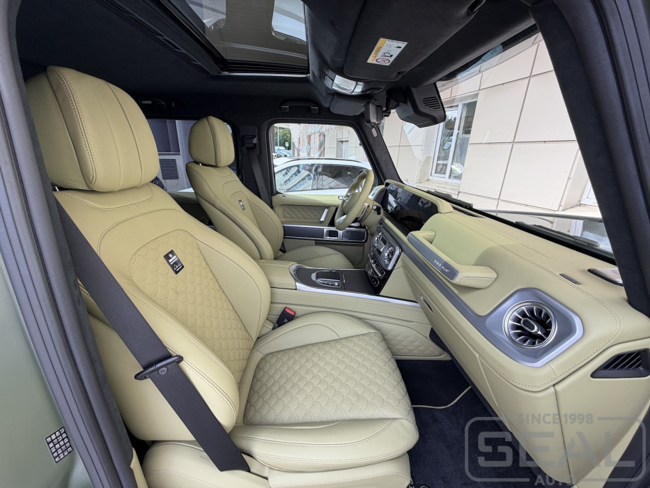 Mercedes Gelandewagen Перетяжка кожей салона | Автоателье СеалАвто | Москва