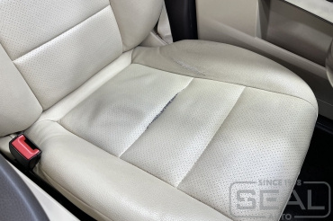 Mercedes GLK Ремонт кожи сидения